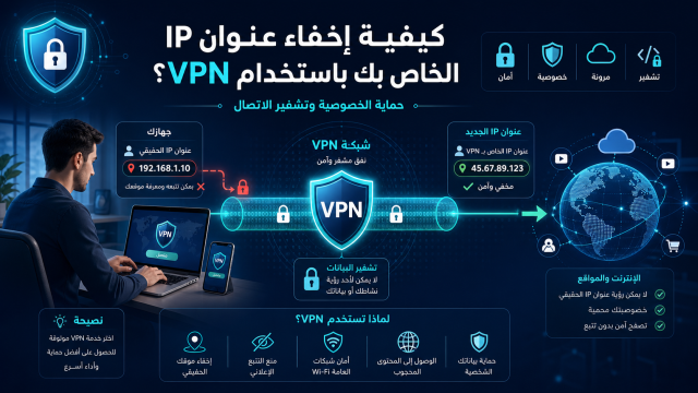 كيفية إخفاء عنوان IP الخاص بك باستخدام VPN؟